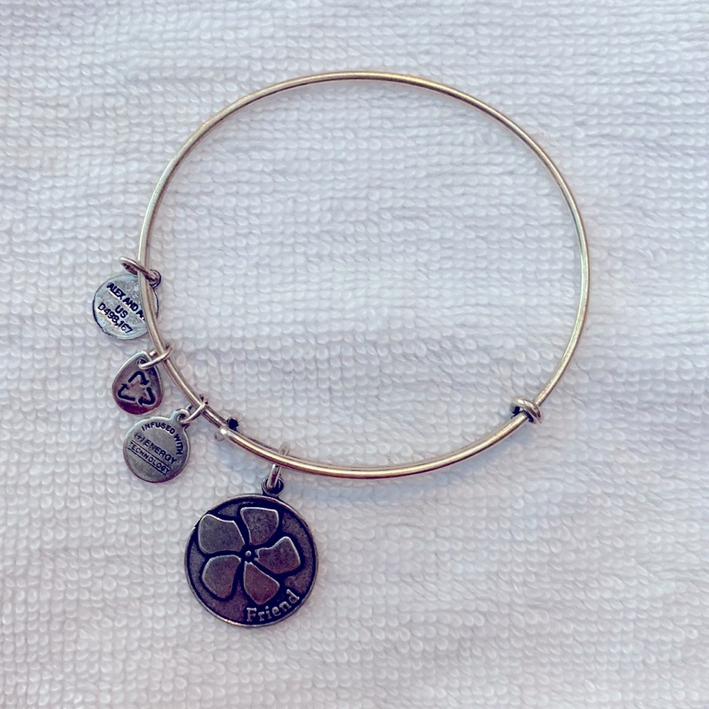 Alex and Ani Friend bangle.